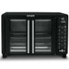 Digital French Door Air Fryer Toaster Oven, Black