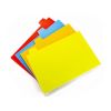 Chopping Board with Stand Set - 4 Pieces Color Coded Cutting Board Mat Set for Kitchen