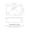 30 Gold Farmhouse Sink - 30 Inch Kitchen Sink Stainless Steel 16 gauge Apron Front Kitchen Sink