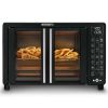Digital French Door Air Fryer Toaster Oven, Black