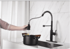 Stainless steel kitchen faucet
