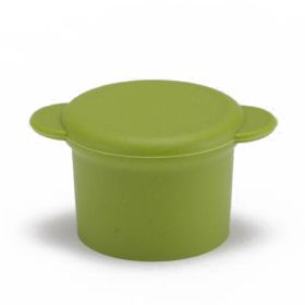 Silicone Wine Stoppers Bottle Caps Reusable and Unbreakable Sealer Covers to Keep Wine or Beer Fresh for Days with Air Tight Seal (Color: green)