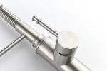 Kitchen Faucets Commercial Single Handle Single Lever Pull Down Sprayer Spring Kitchen Sink Faucet