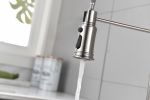 Kitchen Faucets Commercial Single Handle Single Lever Pull Down Sprayer Spring Kitchen Sink Faucet