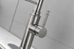 Kitchen Faucets Commercial Single Handle Single Lever Pull Down Sprayer Spring Kitchen Sink Faucet